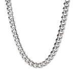 Curb Chain Necklace // 14mm (White)