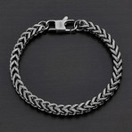 Franco Chain Bracelet // Black (Medium)