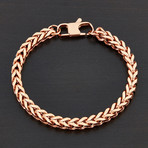 Franco Chain Bracelet // Rose Gold (Medium)