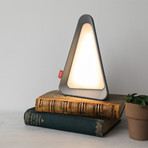 Gravity Flip Lamp // Gray // Warm White Light