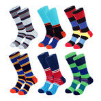 Monte Carlo Athletic Socks // Multicolor // Pack of 6