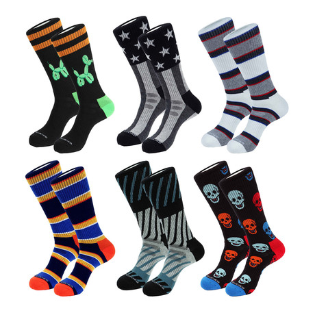London Athletic Socks // Multicolor // Pack of 6