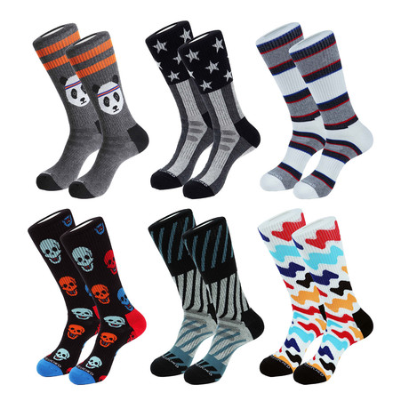 Munich Athletic Socks // Multicolor // Pack of 6