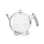 Bredemeijer // BELLA RONDE Teapot // Polished Stainless Steel (41 Fl. Oz)