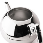 Bredemeijer // BELLA RONDE Teapot // Polished Stainless Steel (41 Fl. Oz)