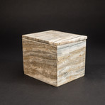 Genuine Square Gray Onyx Jewelry Box