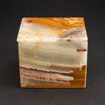 Square Rainbow Prism Onyx Jewelry Box