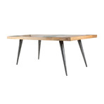 Dark Storm Coffee Table // Unique Wood + Graphic Design