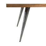 Dark Storm Coffee Table // Unique Wood + Graphic Design