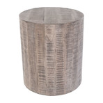 Troyes End Table // Hidden Wheels