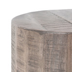 Troyes End Table // Hidden Wheels