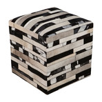 Appalachian Pouf // Striped Dark