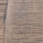 Troyes End Table // Hidden Wheels