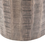 Troyes End Table // Hidden Wheels