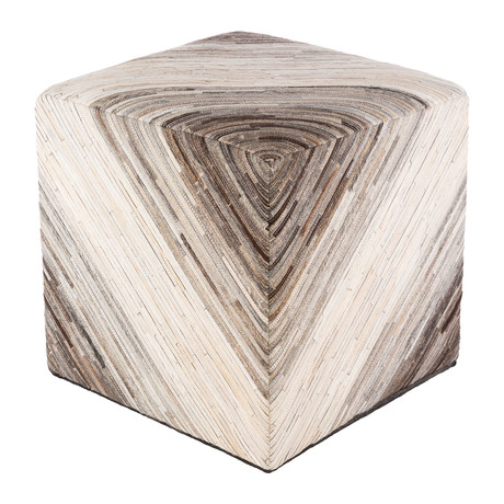 Zander Pouf // Natural Tones