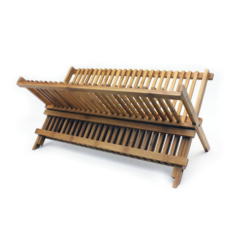 Bamboo Plate Rack, 20"