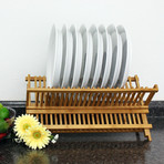 Bamboo Plate Rack, 20"