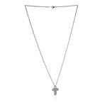 Damiani // D.First Sterling Silver Diamond Necklace II // 32" // Store Display