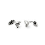 Gucci // Anger Forest Sterling Silver Bull Cufflinks // Store Display