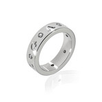 Bulgari Bulgari 18k White Gold Diamond Ring // Ring Size: 6.5 // Store Display