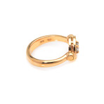 Bulgari Bulgari 18k Rose Gold Diamond Flip Ring // Ring Size: 6.5 // Store Display