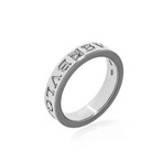 Bulgari Bulgari 18k White Gold Diamond Ring // Ring Size: 10 // Store Display