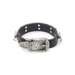 Gucci // Anger Forest Sterling Silver + Leather Bracelet II // 6.5" // Store Display