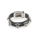 Gucci // Anger Forest Sterling Silver + Leather Bracelet II // 6.5" // Store Display