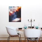 The astronaut attracted by a galaxy // GEN Z (16"W x 24"H x 1.5"D)