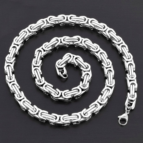Byzantine Chain Necklace // Silver