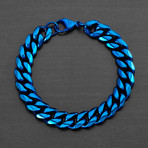 Curb Chain Bracelet // 12mm (White)