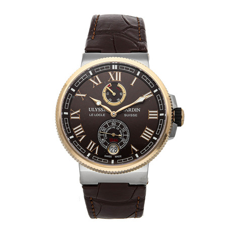 Ulysse Nardin Marine Chronometer Manufacture Automatic // 1185-126/45 // Pre-Owned