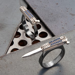 Knife Style Ring V1 // Silver (10)