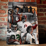 Philly Sports // Broad Street Boys // Canvas (16"H x 24"W x 1.5"D)