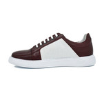 Keon Casual Shoes // Claret Red + White (Euro: 40)