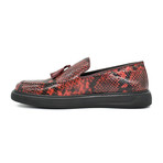 Andreas Casual Shoes // Black + Red Snake (Euro: 44)