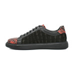 Oswaldo Casual Shoes // Black + Red Snake (Euro: 40)