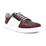 Keon Casual Shoes // Claret Red + White (Euro: 40)