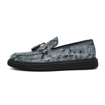 Cameron Casual Shoes // Black + Light Blue Snake (Euro: 42)