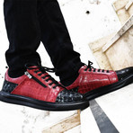 Lewis Casual Shoes // Black + Red (Euro: 41)