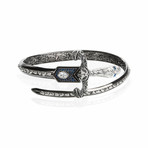 Royal Sword BraceletV1 // Black + Silver (L)