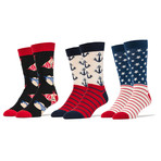 Heritage Mile Socks // Pack of 3