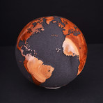 Gift Globe 5 // Classic Black Magnetite + Teak // 7.8"Ø