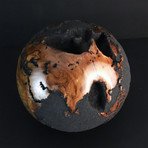 Gift Globe 6 // Classic Black Magnetite + Teak // 7.8"Ø