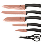 7-Piece Knife Set + Acrylic Stand // Rose Gold Collection