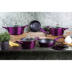 15-Piece Cookware Set // Metallic Line // Royal Purple Edition