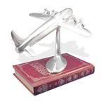 Bomber Desk Art Sculpture // WWII Aircraft // Polished Aluminum