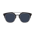 Women's Composit Sunglasses // Semi Matte Black + Blue