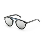 Men's Phantos Oval Sunglasses // Blue + Black + Gray