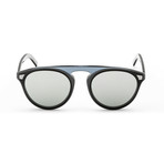 Men's Phantos Oval Sunglasses // Blue + Black + Gray